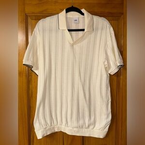 Zara Knit Polo Medium
